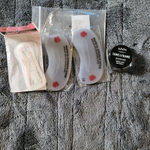 Eyebrow stencil and pomade bundle